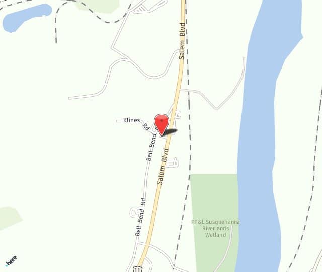 Location Map: 847 Salem Blvd Berwick, PA 18603
