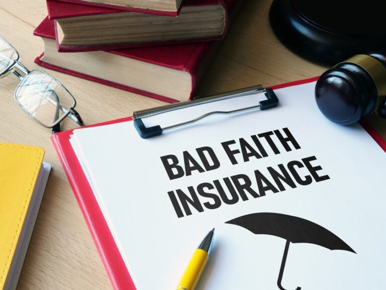 bad faith insurance shown using text lenahan dempsey